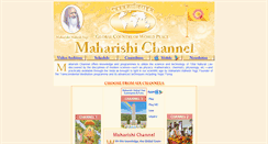Desktop Screenshot of maharishichannel.in